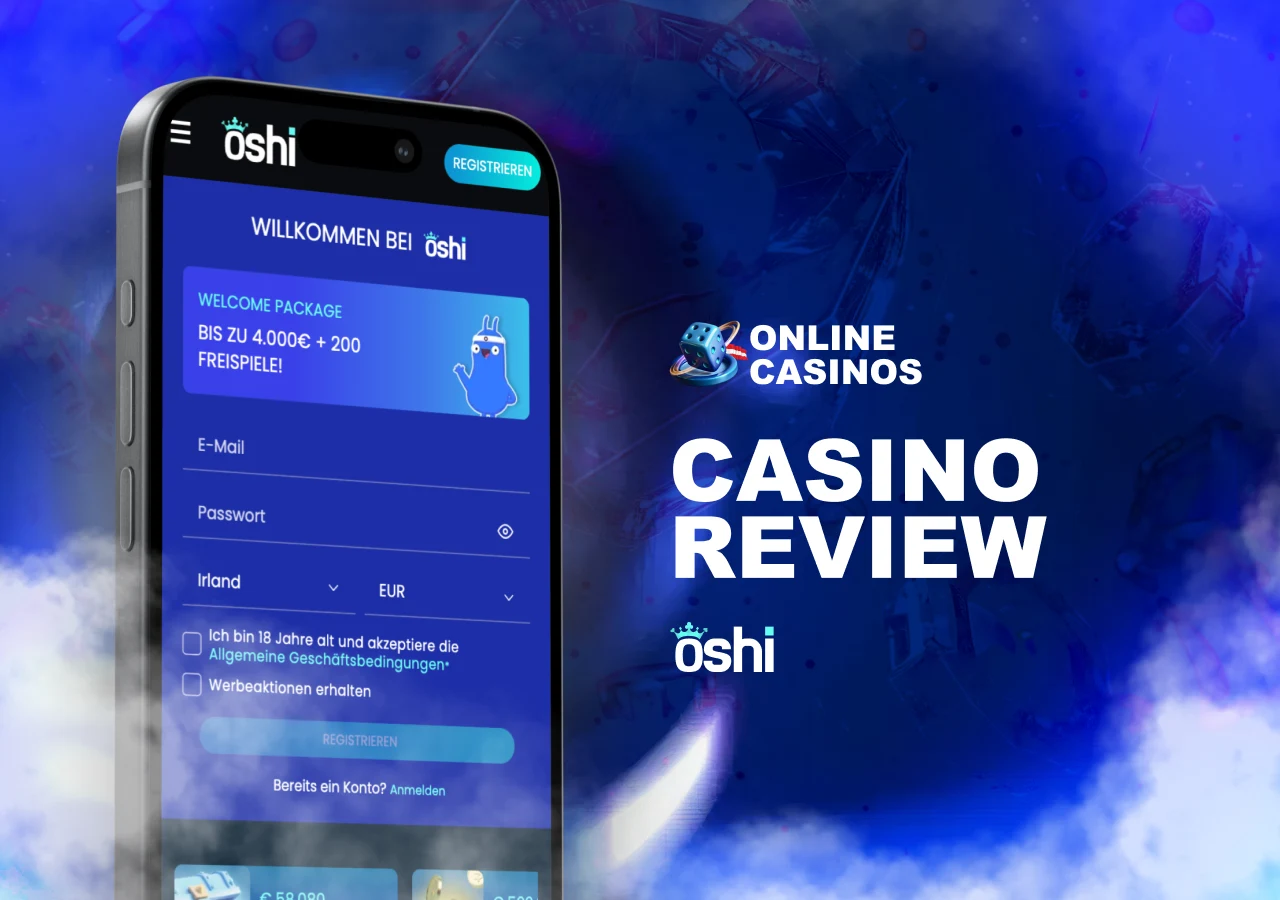 Detaillierte Analyse von Oshi Casino mit Fokus auf Spielangebot, Funktionen und Nutzerstruktur